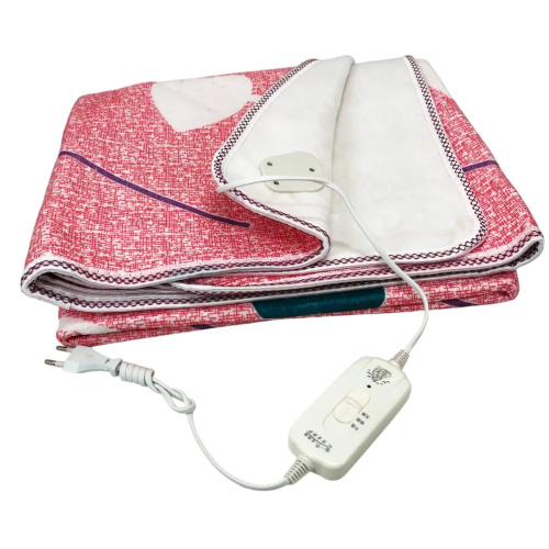 Электропростынь Electric Blanket 120 x 150 см Сердечки (7418)