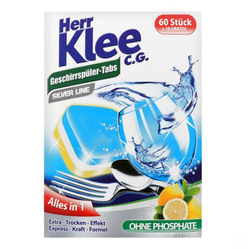 Таблетки для автоматических посудомоечных машин KLEE 70 шт.