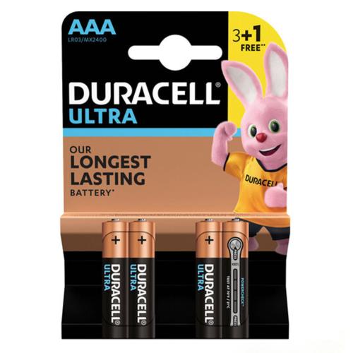 Батарейка Duracell AAA Ultra LR03 MN2400 3+1
