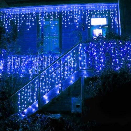 Xmas гирлянда CURTAIN 600 led MULTI 8х1,5м WITH CONNECTOR (7256)