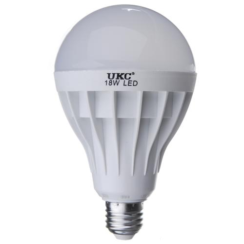 Лампочка LED LAMP E27 18W круглая, светодиодная энергосберегающая