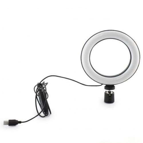 Кольцевая LED лампа USB 20см для селфи RING LIGHT