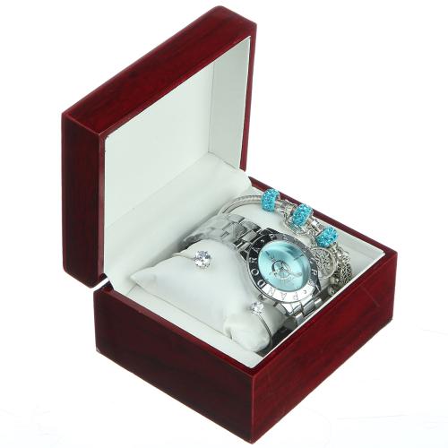 Часы женские Pandora silver с голубым браслетом 8 Mix