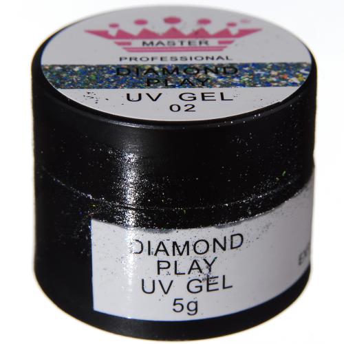Гель для дизайна DIAMOND PLAY 5 гр (MP-4010) (номер 02)