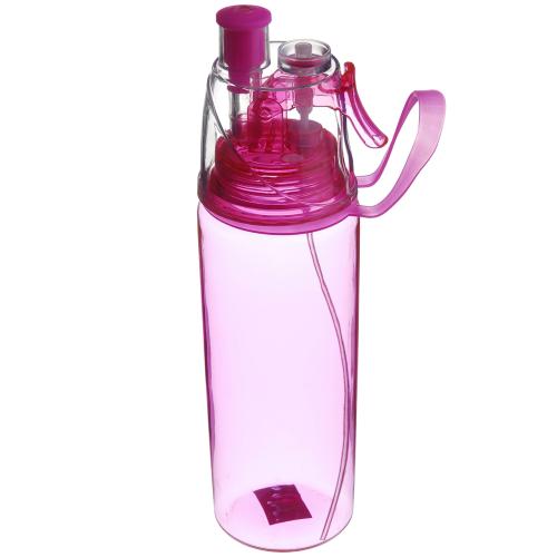 Спортивная бутылка 600 мл (PB-600) Розовая