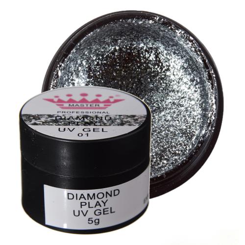 Гель для дизайна DIAMOND PLAY 5 гр (MP-4010) (номер 01)