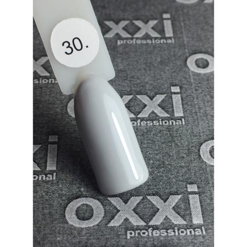 Гель лак Oxxi Professional 8 мл №030 Светлый серый