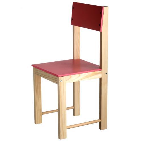 Детский стульчик деревянный 64 см Розовый