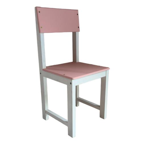 Детский стульчик деревянный 64 см Розовый