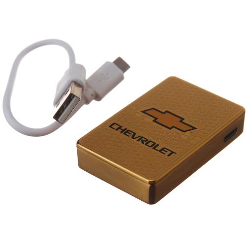 Электроимпульсная зажигалка CHEVROLET (USB) Маленькая