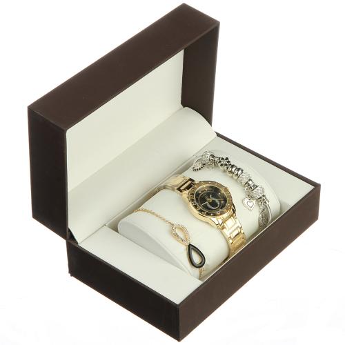 Часы женские Pandora gold с серебристым браслетом 10 Mix