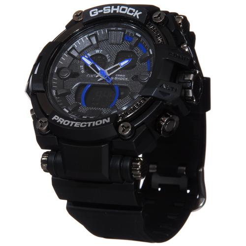 Часы G-Shock protection с синей стрелкой