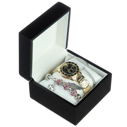 Часы женские Pandora gold с розовым браслетом 14 Mix