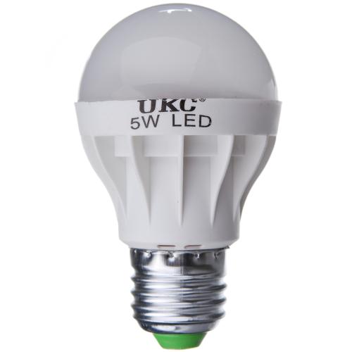 Лампочка LED LAMP E27 5W круглая, светодиодная энергосберегающая