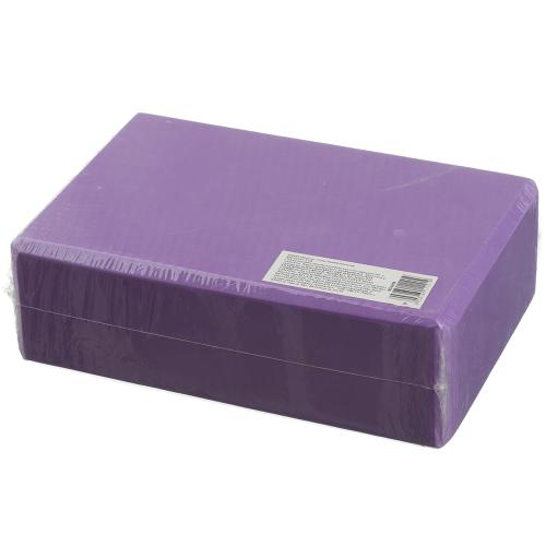 Блок для йоги EVA 23х7.5х15 см (0858) Фиолетовый