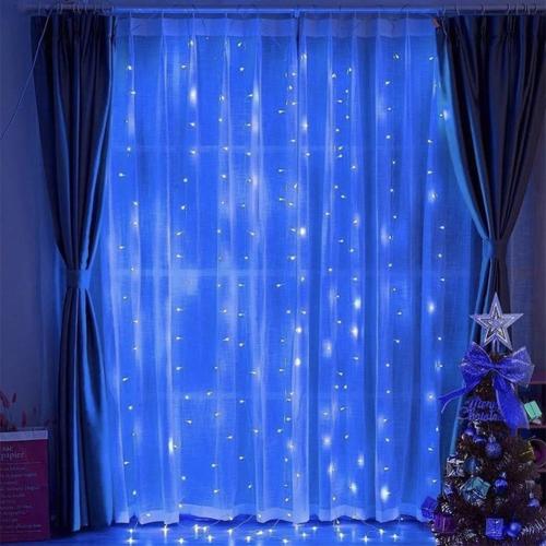 Xmas гирлянда LED (Водопад  3M*1.5M) 320-B-2 Синий (40)