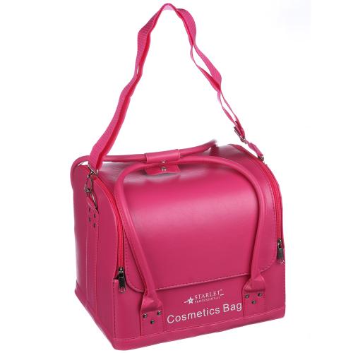 Кейс для косметики кожаный (2700-1) Розовый