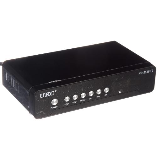 Цифровой тюнер DVB-T2 2558 METAL с поддержкой wi-fi адаптера