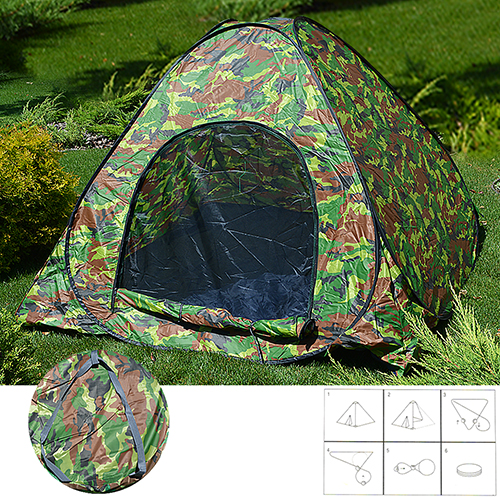 Палатка автомат STENSON Camo Green 230 х 230 х 160 см (MH-3520-2.3)