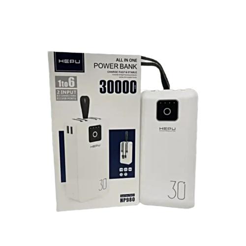 Мобильная зарядка Power Bank HEPU HP980 30000 mAh