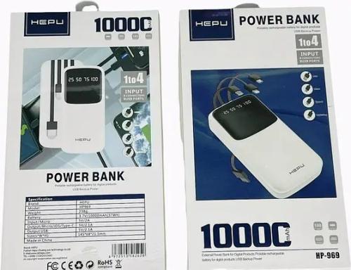 Мобильная зарядка Power Bank HEPU HP969 10000 mAh