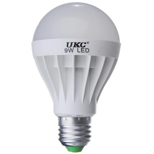 Лампочка LED LAMP E27 9W круглая, светодиодная энергосберегающая
