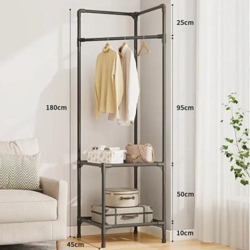 Вешалка напольная угловая для одежды Corner coat rack