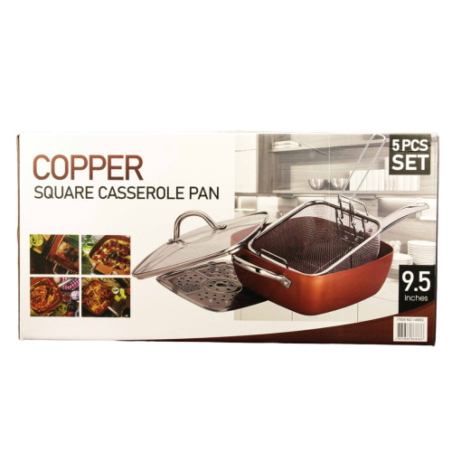 Сковорода-фритюрница Copper Cook Deep Square Pan 24 см (1499G)