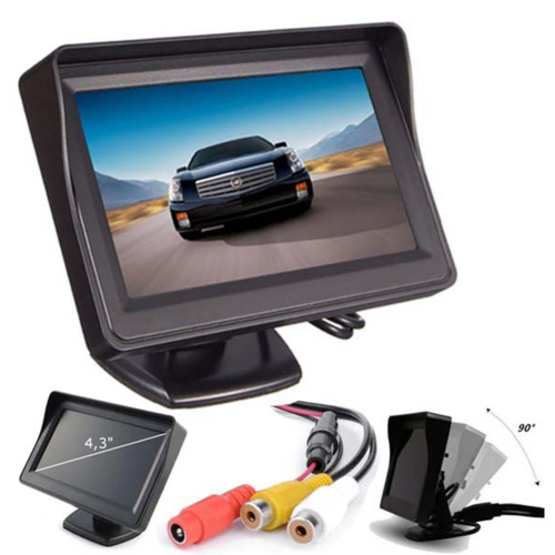 Автомобильный дисплей для двух камер LCD 4.3'' Digital Car Rear (1309) 