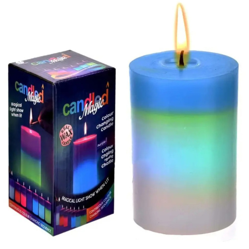 Светодиодная свеча с эфектом огня Candled Magic 7 color