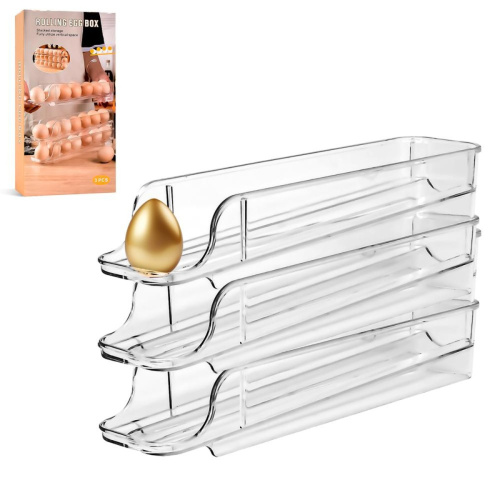 Органайзер для хранения яиц ROLLING EGG BOX 3 яруса (R93834)