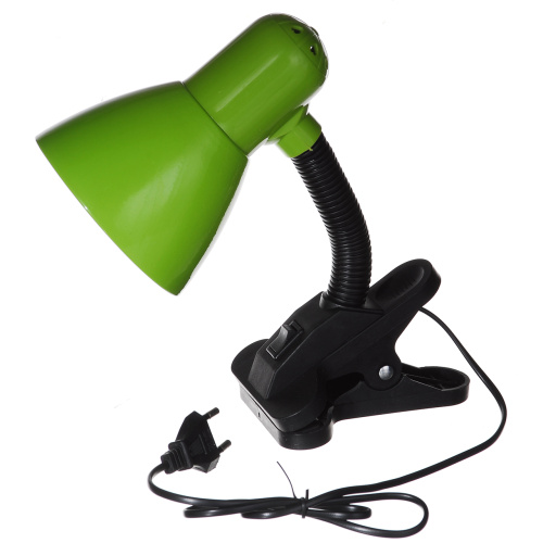 Настольная лампа A-PLUS с прищепкой (108) Зеленая