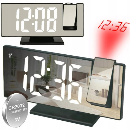 Часы настольные Led Mirror Clock с проекцией