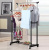 Телескопическая стойка-вешалка для одежды и обуви Double Pole Clothes Horse 340 LR